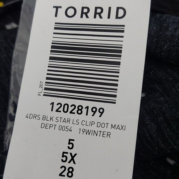 Torrid Maxi Clip Dot Dress - Picture 5 of 6